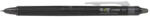 Rollertoll, 0, 25 mm, tűhegyű, nyomógombos, törölhető, PILOT "Frixion Point Clicker ", fekete (COPFRP5B)