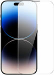 Baseus teljes képernyős edzett üveg iPhone 14 Pro Max hangszóró védelemmel 0, 3 mm + rögzítőkeret fólia