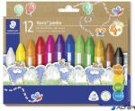 STAEDTLER Zsírkréta, vastag, háromszögletű, STAEDTLER "Noris® jumbo 228 14", 12 különböző szín (228 14 C12 PE) - alter