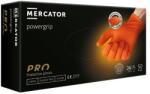 Mercator Medical Manusi nitril Set 50 bucati Power Grip textura diamant protectie la substante chimice portocaliu marimea xl Mercator Medical