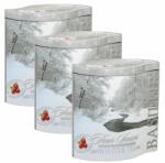  sarcia. eu BASILUR Téli Tea -Laza levelű ceyloni fekete tea áfonya hozzáadásával dekoratív dobozban 100g x3 doboz