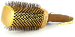Olivia Garden Perie patrata pentru par 50mm Expert Blowout Straight Wavy Bristles Gold&Brown (5414343020604)
