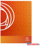  Beírókönyv A4, 192lap, keményfedeles, egyszínű, Bluering kockás (52333)