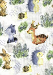  Mintás textil pelenka 1db-os - cuki állatkák - babyshopkaposvar