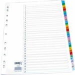 Optima Index carton Mylar numeric 1-31, margine color, OPTIMA (OP-431 ZA MY MC)
