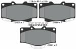 TEXTAR set placute frana, frana disc TEXTAR 2167904 (2167904)