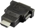 Renkforce HDMI - DVI átalakító adapter, 1x HDMI dugó - 1x DVI aljzat 24+1 pól. , aranyozott, fekete, Renkforce - conrad