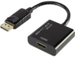 Renkforce DisplayPort - HDMI átalakító adapter, 1x DisplayPort dugó - 1x HDMI aljzat, aranyozott, fekete, Renkforce - conrad