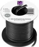 TRU COMPONENTS PVC huzal 2 x 0, 75 mm2, fekete, 10 m, Tru Components