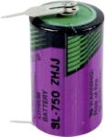 Tadiran Batteries 1/2 AA lítium elem, forrasztható, 3, 6V 1100 mAh, forrfüles, 15 x 25 mm, Tadiran SL750PR