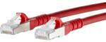 METZ CONNECT RJ45 Hálózati csatlakozókábel, CAT 6A S/FTP [1x RJ45 dugó - 1x RJ45 dugó] 0, 5 m, piros BTR Netcom
