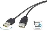Renkforce USB 2.0 A/A Renkforce hosszabbítókábel 1, 8 m, megfordítható dugóval - conrad