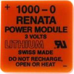 Renata 1000-0 lítium elem, 3V 950 mAh, Renata Powermodul 1000-0