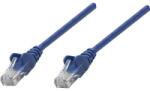 Intellinet RJ45-ös patch kábel, hálózati LAN kábel CAT 6 U/UTP [1x RJ45 dugó - 1x RJ45 dugó] 7.50 m Kék Intellinet