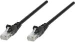 Manhattan RJ45-ös patch kábel, hálózati LAN kábel CAT 5e U/UTP [1x RJ45 dugó - 1x RJ45 dugó] 20 m Fekete Intellinet