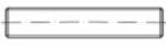 TOOLCRAFT Menetes csap 30 mm, M8, 100 db, TOOLCRAFT