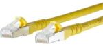 METZ CONNECT RJ45 Hálózati csatlakozókábel, CAT 6A S/FTP [1x RJ45 dugó - 1x RJ45 dugó] 1 m, sárga BTR Netcom