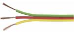 TRU COMPONENTS Lapos vezeték, 3 x 0, 14 mm, sárga/piros/zöld 25 m, Tru Components