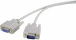 Renkforce Soros hosszabbítókábel [1x D-SUB dugó, 9 pólus - 1x D-SUB alj, 9 pólus] 3 m bézs renkforce
