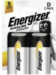 Energizer Góliát elem D, alkáli mangán, 1, 5V, 2 db, Energizer Power LR20, D, AM1, XL, MN1300, 813, E95, LR20N, 13A