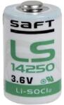 Saft 1/2 AA lítium elem, 3, 6V 1200 mAh, 15 x 25 mm, Saft LS14250 - conrad