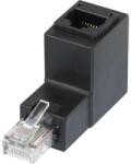 Renkforce CAT5e RJ45-Adapter 90°ban felfelé hajlítva, Renkforce - conrad