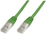 ASSMANN RJ45 Hálózat csatlakozókábel CAT 5e U/UTP 1x RJ45 dugó - 1x RJ45 dugó 5 m Zöld UL minősített