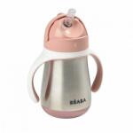 Beaba Cana inox cu pai 250ml - Roz (B913482)