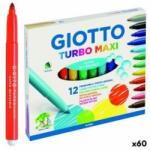 GIOTTO Set de Carioci Giotto Turbo Maxi Multicolor (60 Unități)
