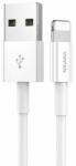 VIPFAN USB és Lightning kábel Vipfan X03, 3A, 1m (fehér) (X03LT) - wincity