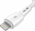 VIPFAN USB és Lightning kábel Vipfan Racing X05, 3A, 1m (fehér) (X05LT-1m-white) - wincity