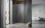 Radaway Essenza Pro 125 walk-in zuhanyfal, szálcsiszolt arany (10103125-99-01) (10103125-99-01)