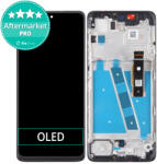Motorola Moto G72 XT2255 - LCD Kijelző + Érintőüveg + Keret (Meteorite Gray) OLED, Meteorite Gray