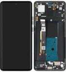 Motorola Edge 40 - LCD Kijelző + Érintőüveg + Keret (Eclipse Black) - 5D68C22670 Genuine Service Pack, Eclipse Black