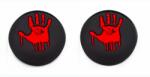 FixPremium - PS4/PS5 Bloody Hands Controller Grip Caps - 2 db-os készlet
