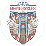 ART Abtibild AMERICAN MOTORCYCLES Cod: TAG 038 T2 (291022-15)