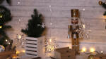 TRACON CHRWSF47WW LED karácsonyi ablakdísz, lánc, hópehely, elemes Timer 6+18h, 47LED, 3000K, 3xAA ( CHRWSF47WW ) (CHRWSF47WW)
