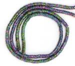  Lava Vulcanica Multicolor Disc 2x4 mm - Margele Pietre Semipretioase pentru Bijuterii