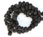  Lava Vulcanica Neagra Nugget 5-9 x 7-9 mm - Margele Pietre Semipretioase pentru Bijuterii