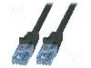LogiLink Cablu patch cord, Cat 6a, lungime 7.5m, U/UTP, LOGILINK - CP3083U