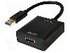 LogiLink Cablu HDMI soclu, USB A mufa, USB 2.0, USB 3.0, lungime Lungime cablu, Culoare izolaţie, LOGILINK - UA0233