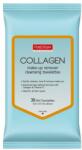 Purederm Șervețele demachiante cu colagen - Purederm Collagen Make-Up Remover Cleansig Towelettes 30 buc