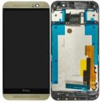 HTC One M9 - Ecran LCD + Sticlă Tactilă + Ramă (Silver/Gold) TFT, Black