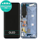 Xiaomi Mi 10 - Ecran LCD + Sticlă Tactilă + Ramă (Twilight Grey) OLED, Twilight Grey