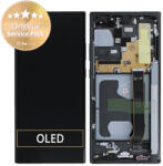 Samsung Galaxy Note 20 Ultra N986B - Ecran LCD + Sticlă Tactilă + Ramă (Mystic Black) - GH82-23596A, GH82-31461A, GH82-23621A, GH82-23622A, GH82-23597A, GH82-31454A Genuine Service Pack, Mystic Black