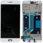 OnePlus 5 - Ecran LCD + Sticlă Tactilă + Ramă (White) TFT, White