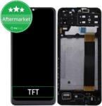 Samsung Galaxy M13 M135F - Ecran LCD + Sticlă Tactilă + Ramă (Black) TFT, Black