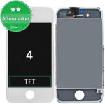 Apple iPhone 4 - Ecran LCD + Sticlă Tactilă + Ramă (White) TFT, White