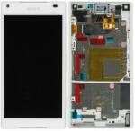 Sony Xperia Z5 Compact E5803 - Ecran LCD + Sticlă Tactilă + Ramă (White) - 1297-3732 Genuine Service Pack, White