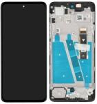 Motorola Moto G72 XT2255 - Ecran LCD + Sticlă Tactilă + Ramă (Meteorite Gray) - 5D68C21701 Genuine Service Pack, Meteorite Gray